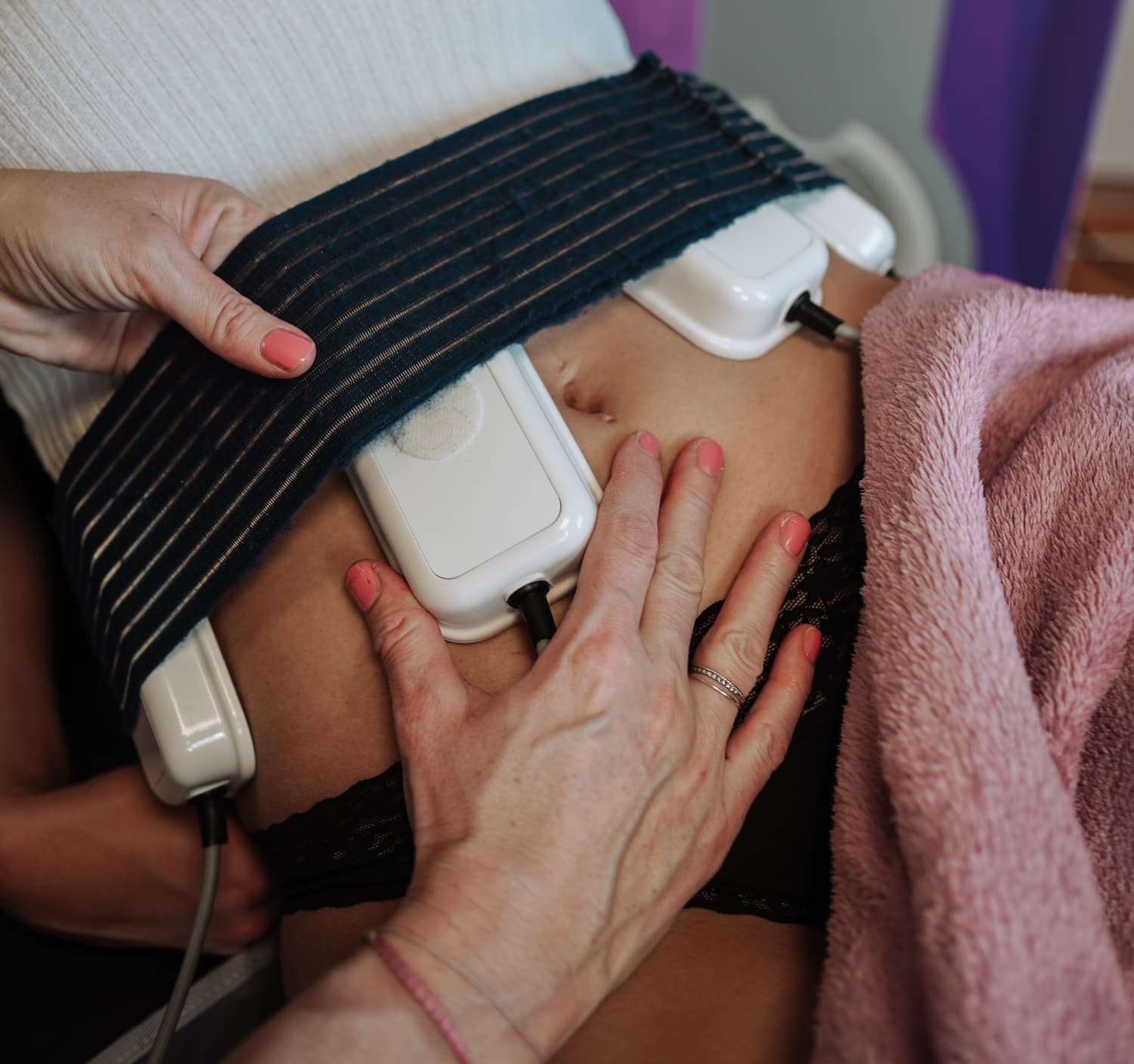 Abnehmen im Liegen Technologie Anwendung